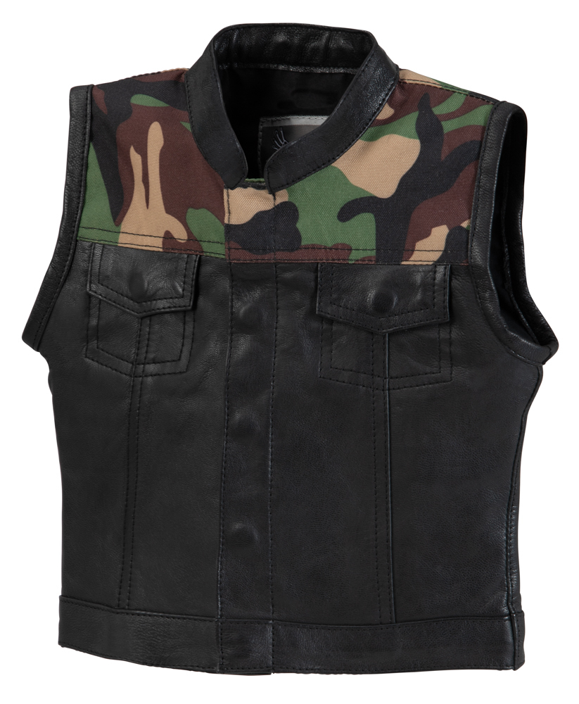 Produkt bilder Club Style Barnväst Grön camo