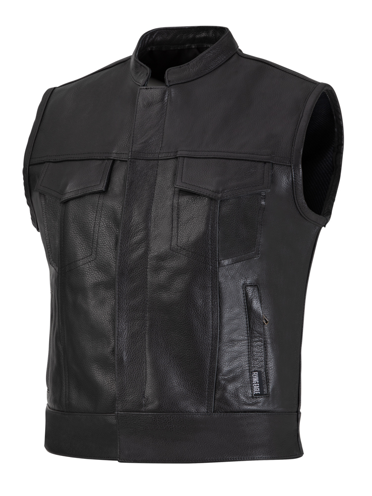 Produkt bilder Club Style MC-väst Dam Helskinn