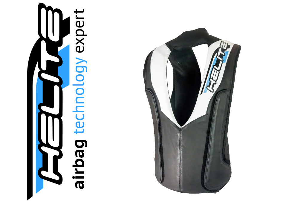 Produkt bilder GP-Air 2 Svart/vit Airbag-väst anpassad för racepuckel