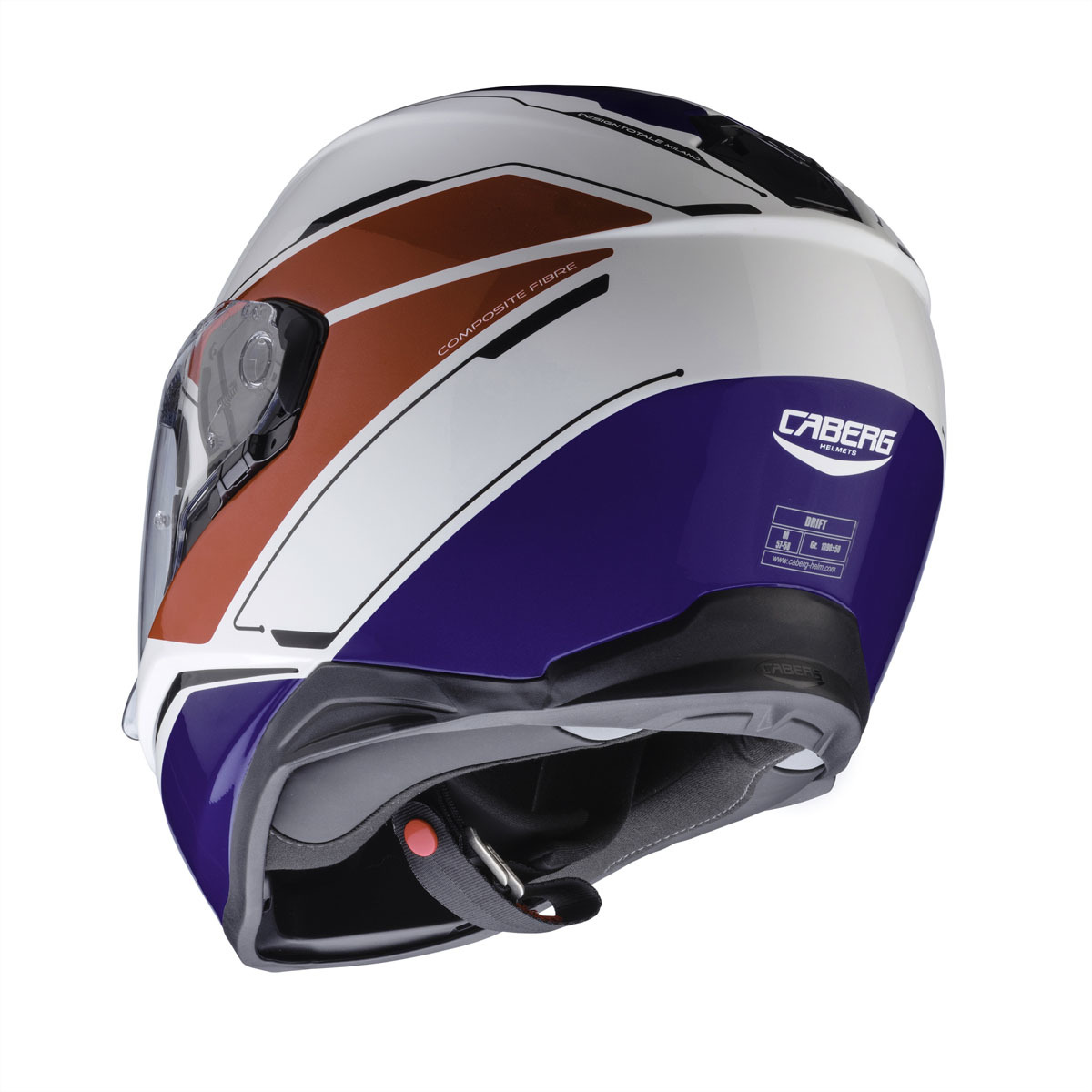 Produkt bilder Caberg Drift Tour MC-hjälm Vit/blå/röd