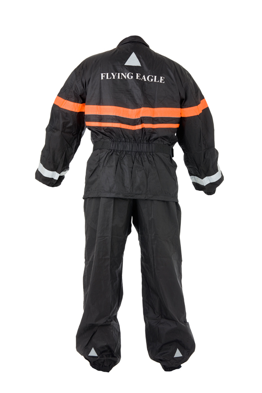 Produkt bilder Regnställ 2-delat Svart/orange